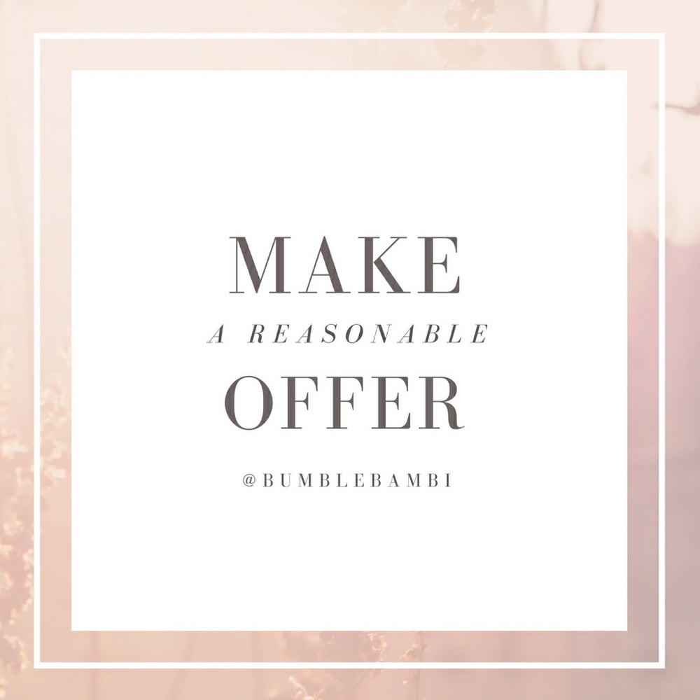 Most reasonable offers accepted